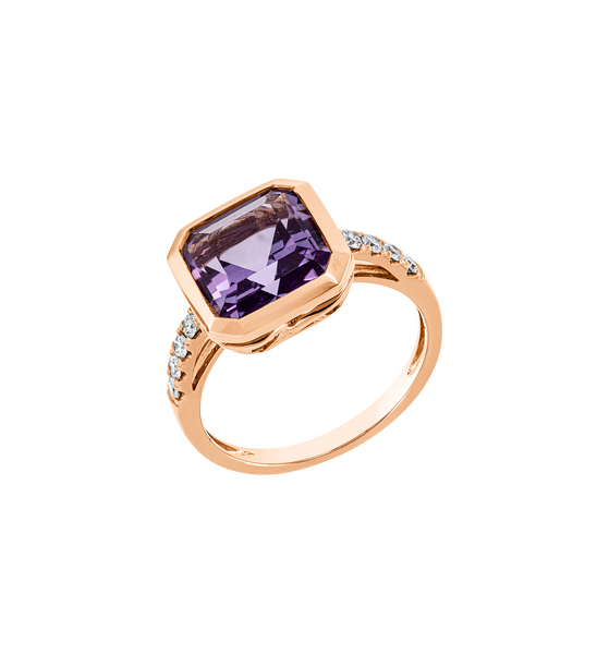 Brogle Classic Amethyst ring Brogle Classic Amethyst ring