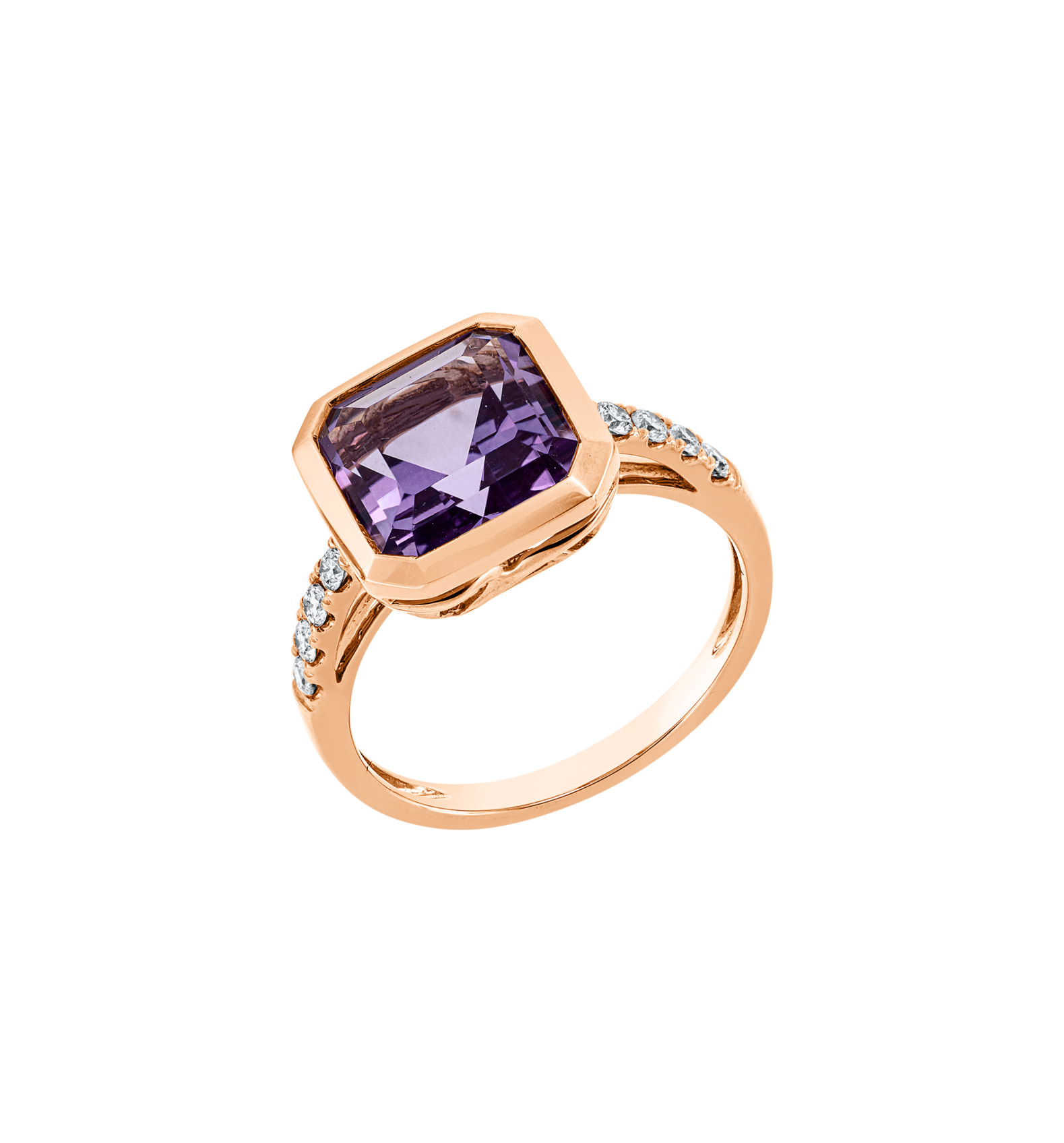 Brogle Classic Amethyst ring Brogle Classic Amethyst ring