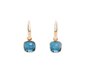Pomellato Nudo Mini London topaz hoop earrings Pomellato Nudo Mini London topaz hoop earrings