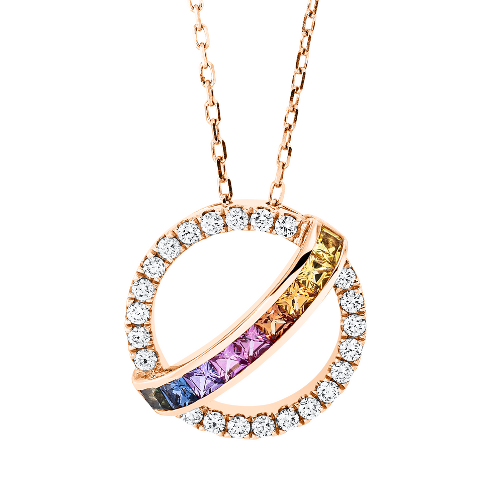 Brogle Selection Rainbow necklace