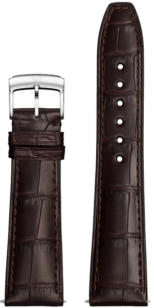 Baume & Mercier braunes Alligatorenlederband 21mm Baume & Mercier braunes Alligatorenlederband 21mm