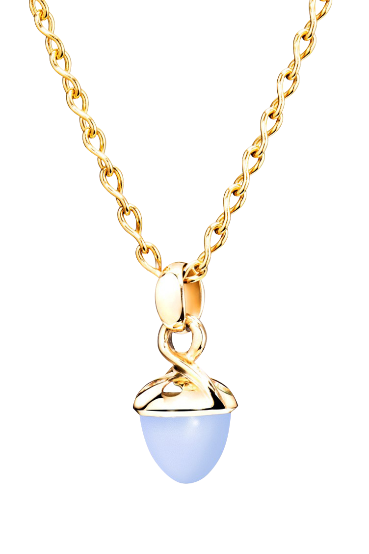 Tamara Comolli Mikado Bouquet blauer Chalcedon Anhänger Tamara Comolli Mikado Bouquet blauer Chalcedon Anhänger