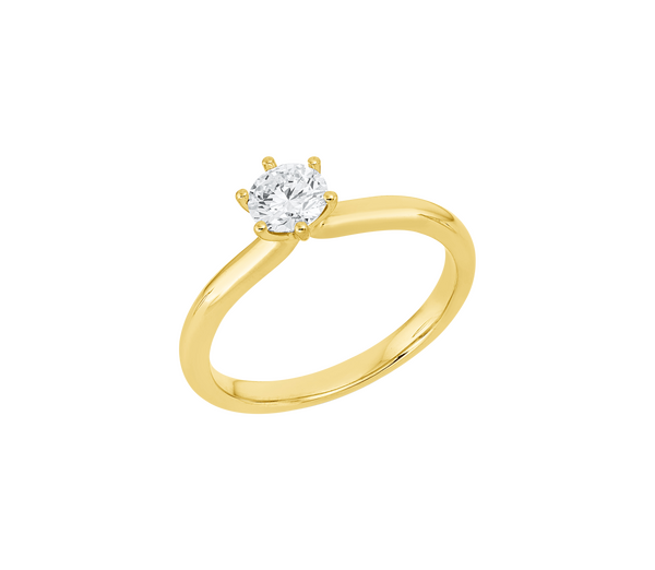 Brogle solitaire ring