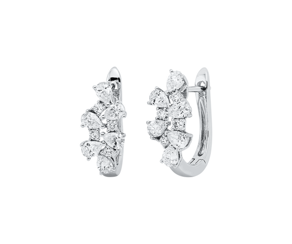 Brogle Selection diamond hoop earrings