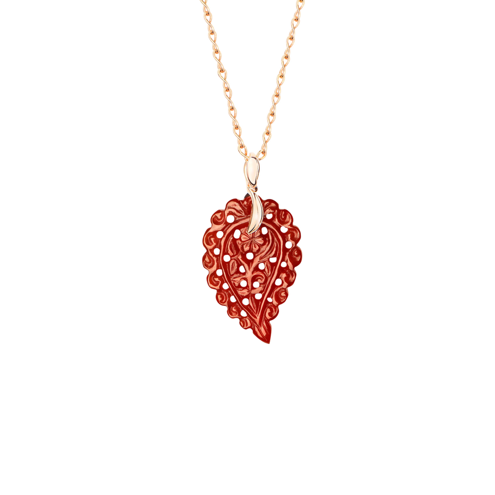 Tamara Comolli Leaf Onyx S Anhänger Tamara Comolli Leaf Onyx S Anhänger