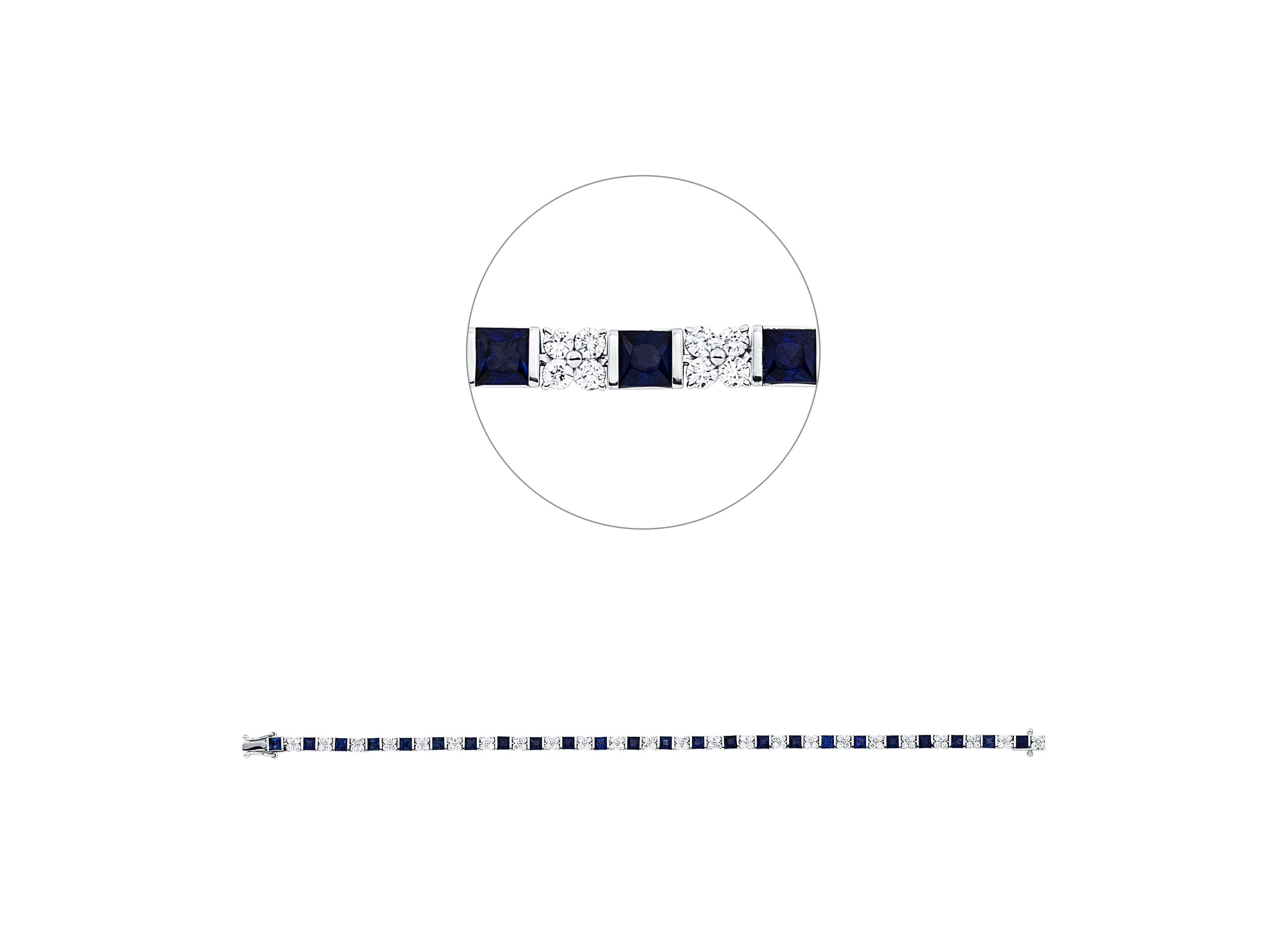 Brogle Selection sapphire bracelet Brogle Selection sapphire bracelet