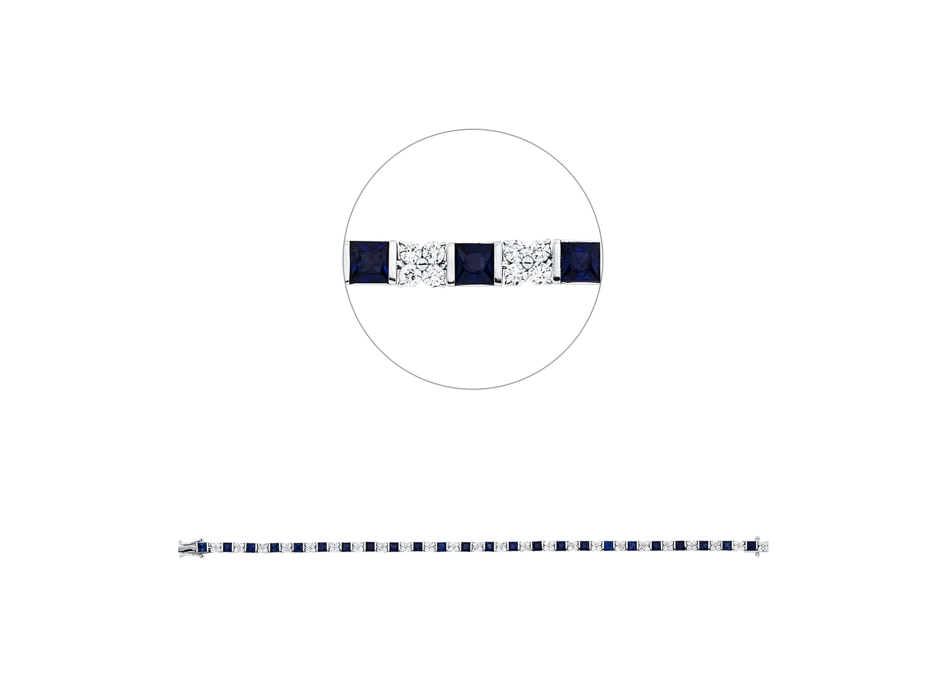 Brogle Selection sapphire bracelet Brogle Selection sapphire bracelet