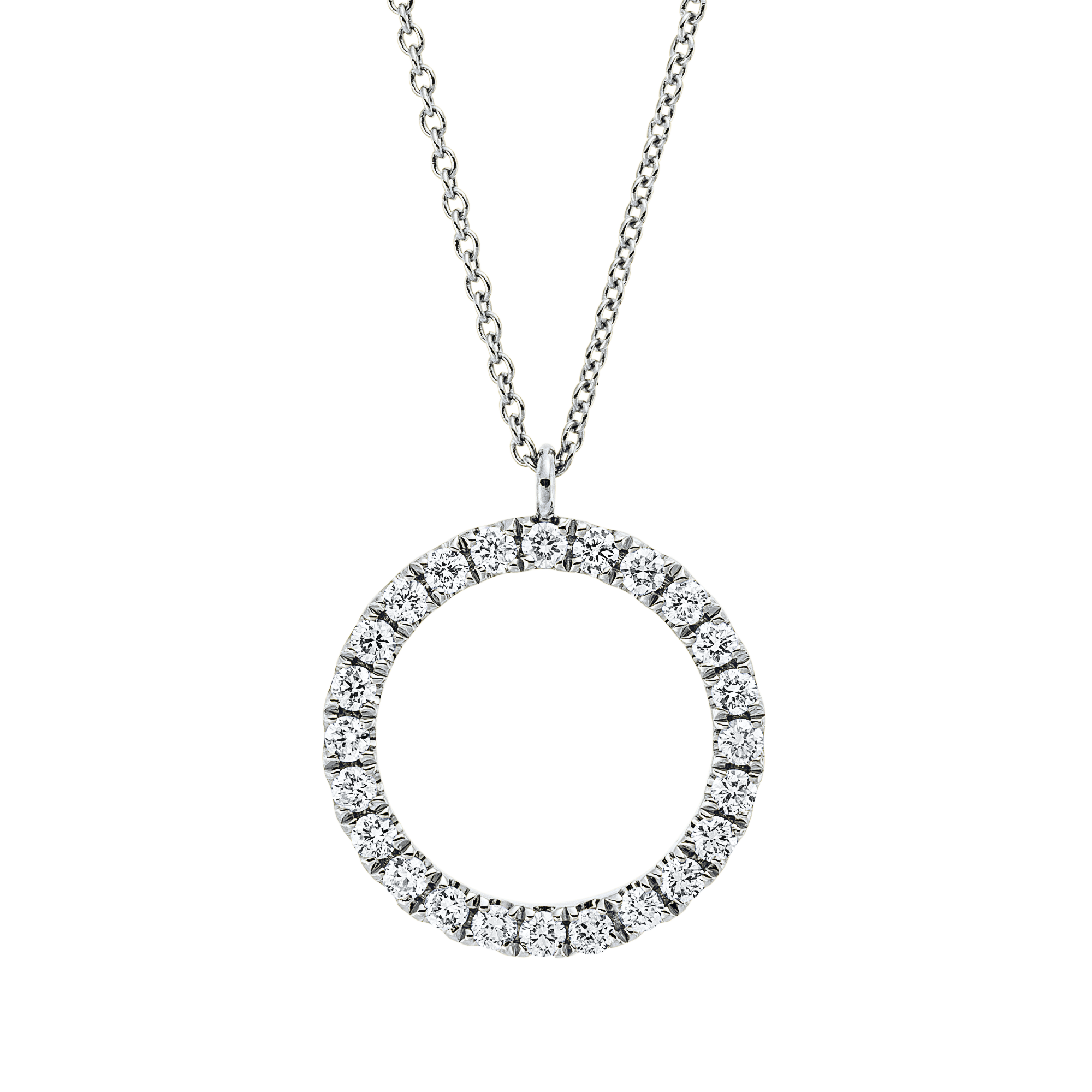Brogle Classic necklace with diamond pendant Brogle Classic necklace with diamond pendant