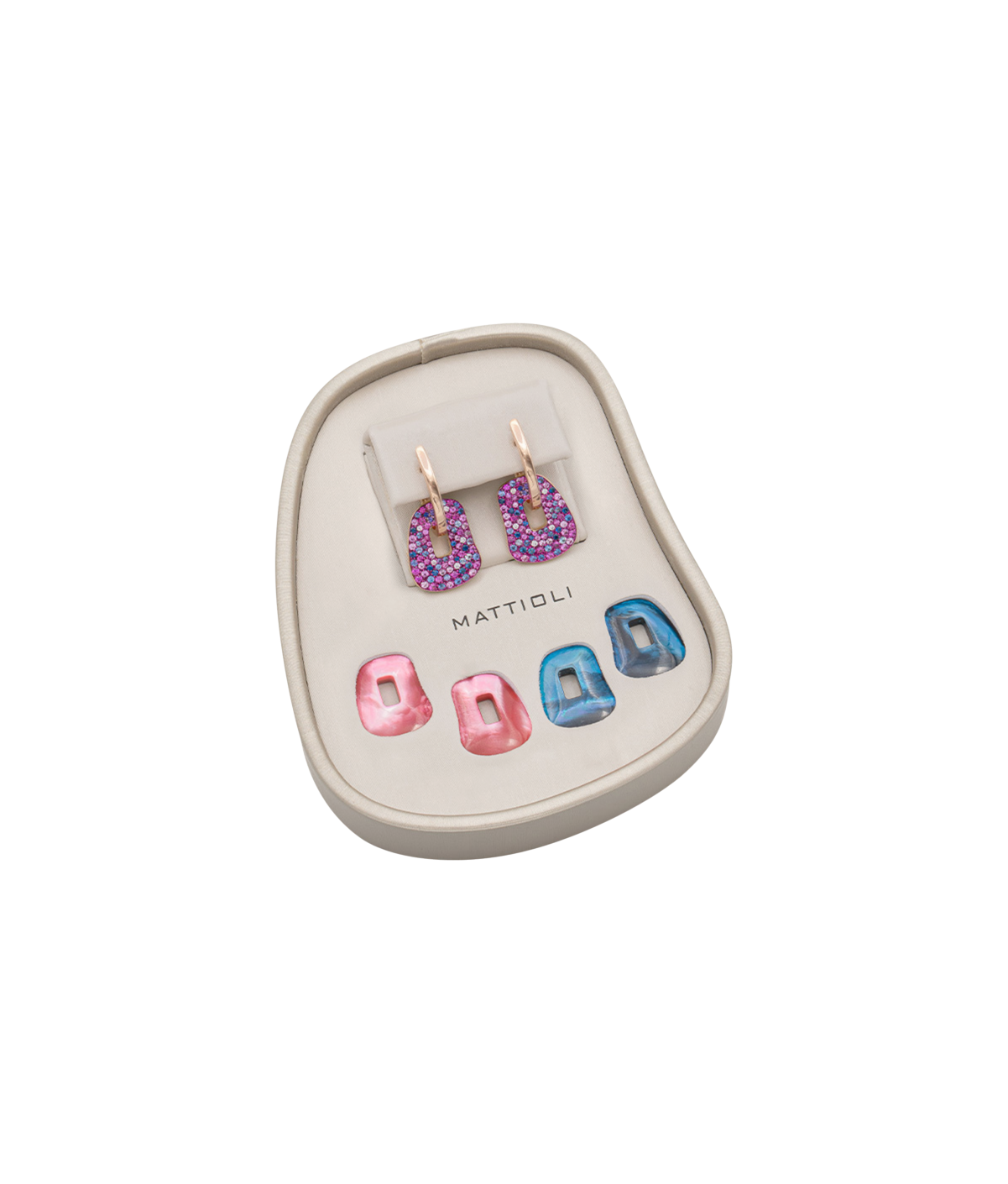Mattioli Puzzle Ohrringbox, klein mit 3 Puzzle Paaren Mattioli Puzzle Ohrringbox, klein mit 3 Puzzle Paaren