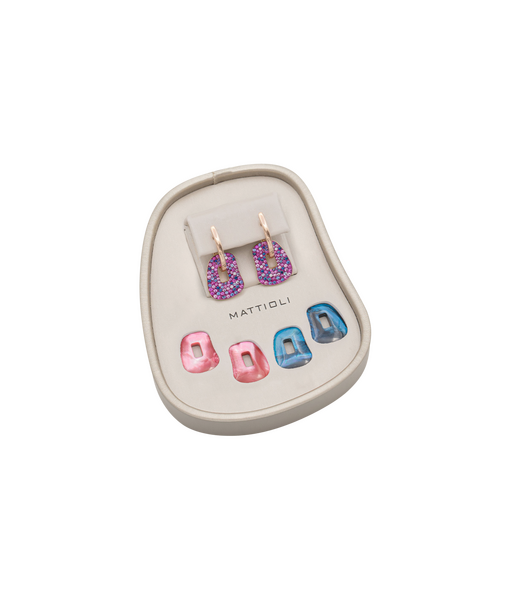 Mattioli Puzzle earring box, small with 3 pairs of puzzles Mattioli Puzzle earring box, small with 3 pairs of puzzles