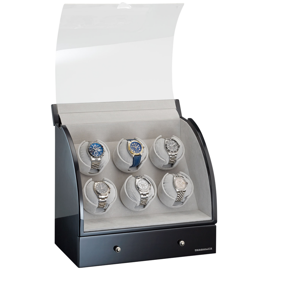 Designhütte Uhrenbeweger Basel 6 LCD Designhütte Uhrenbeweger Basel 6 LCD