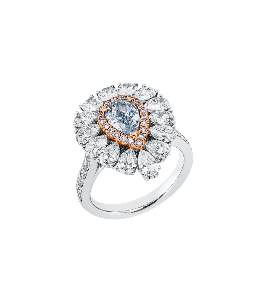 Brogle Selection Bicolor diamond ring