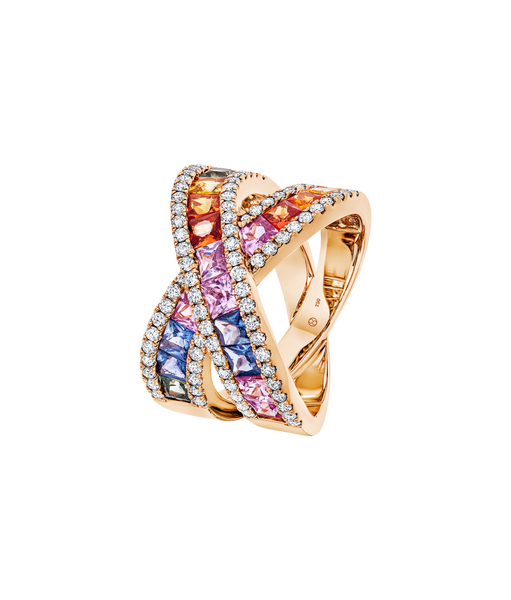 Brogle Selection sapphire ring Rainbow Brogle Selection sapphire ring Rainbow