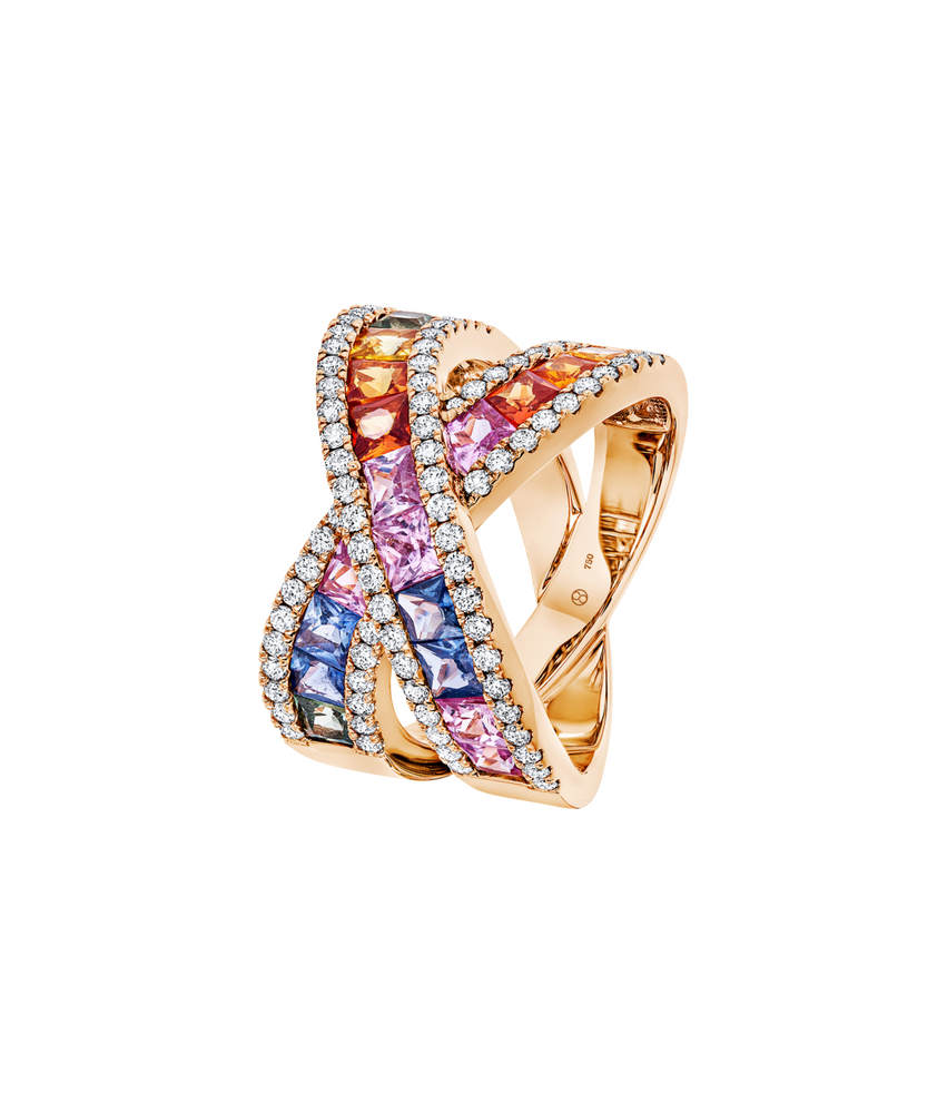 Brogle Selection sapphire ring Rainbow Brogle Selection sapphire ring Rainbow