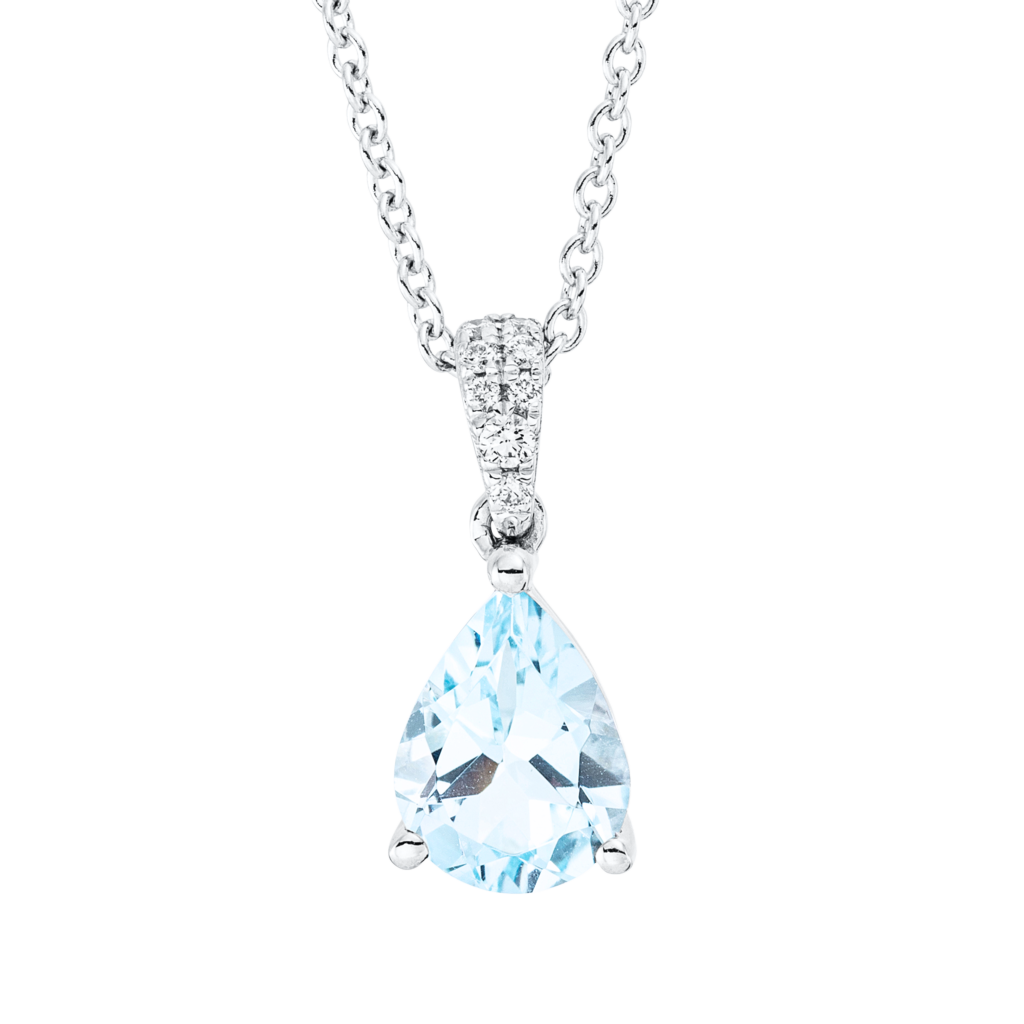 Brogle Classic necklace with sky topaz pendant