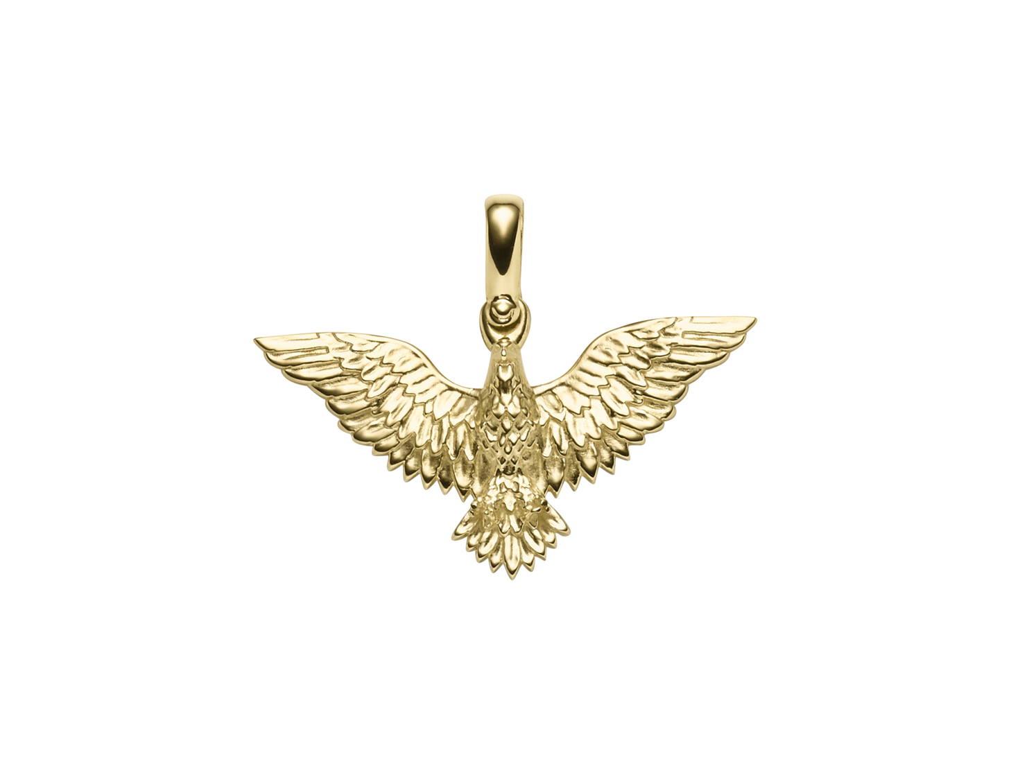 Brogle Classic eagle pendant in gold Brogle Classic eagle pendant in gold