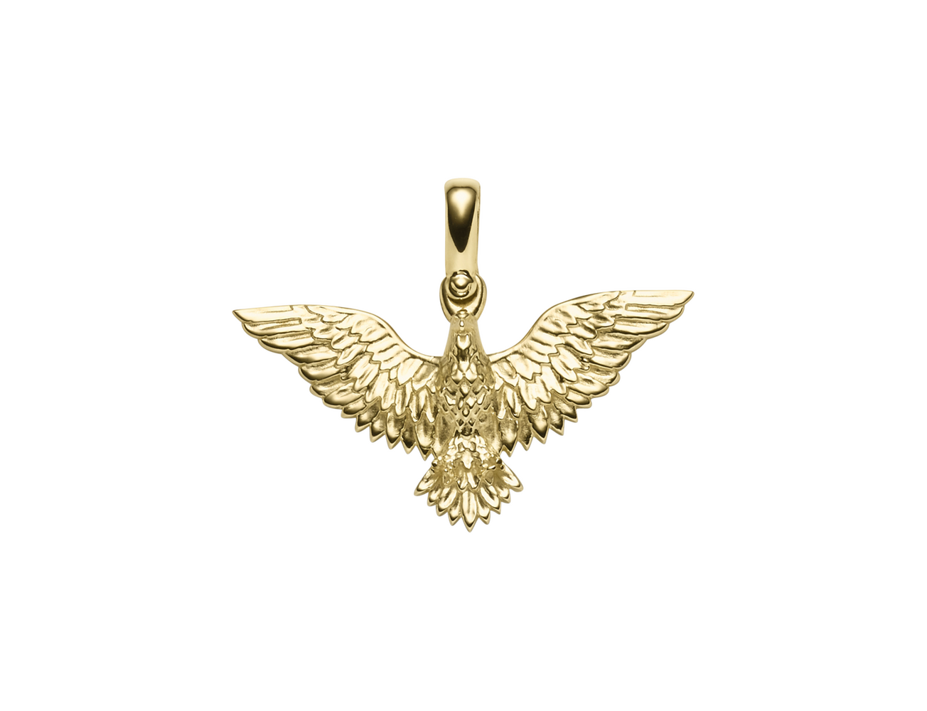 Brogle Classic eagle pendant in gold Brogle Classic eagle pendant in gold