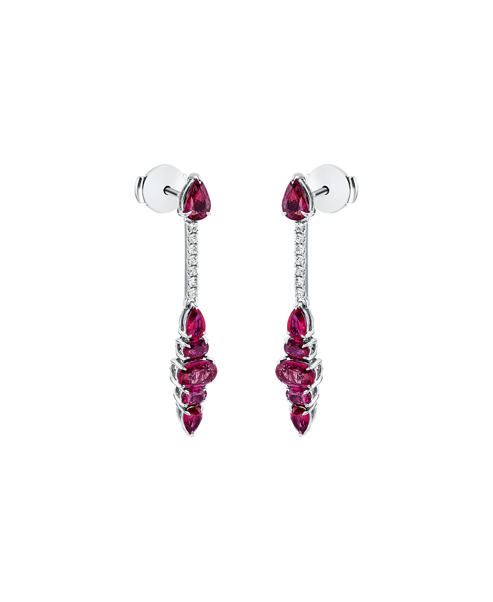 Brogle Classic ruby earrings