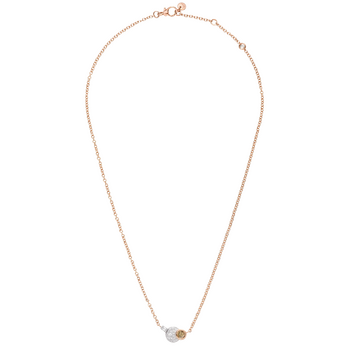 PCC4070 O6WHR DB0BR 030 Pomellato sabbia necklace with pendant rose gold 18kt diamond brown diamond aeef540df676424fc