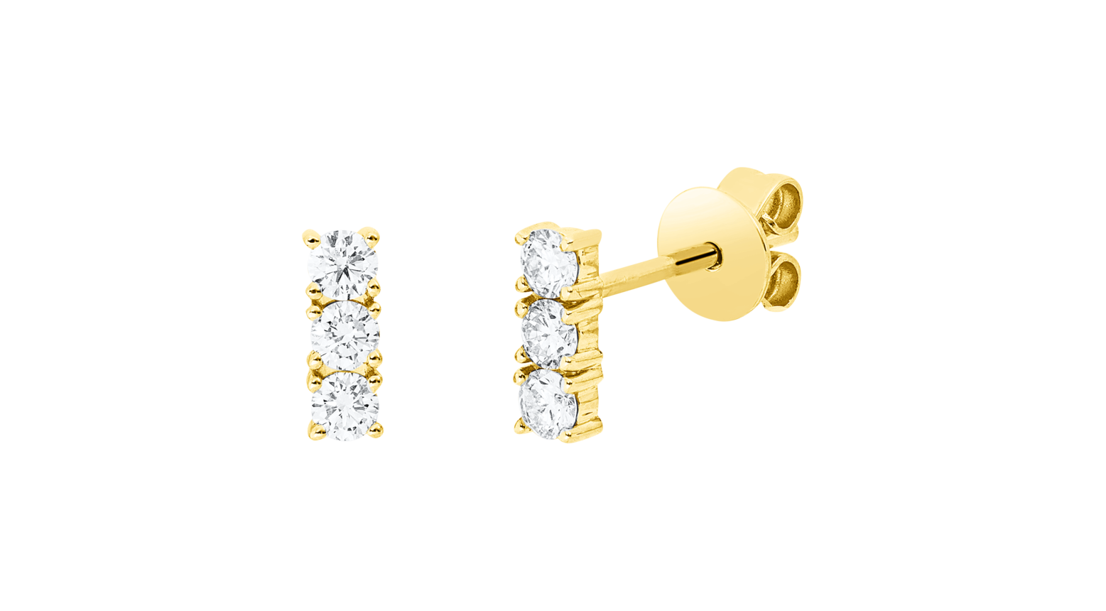 Brogle Classic diamond stud earrings Brogle Classic diamond stud earrings