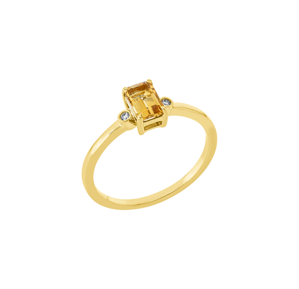 Brogle Classic citrine ring