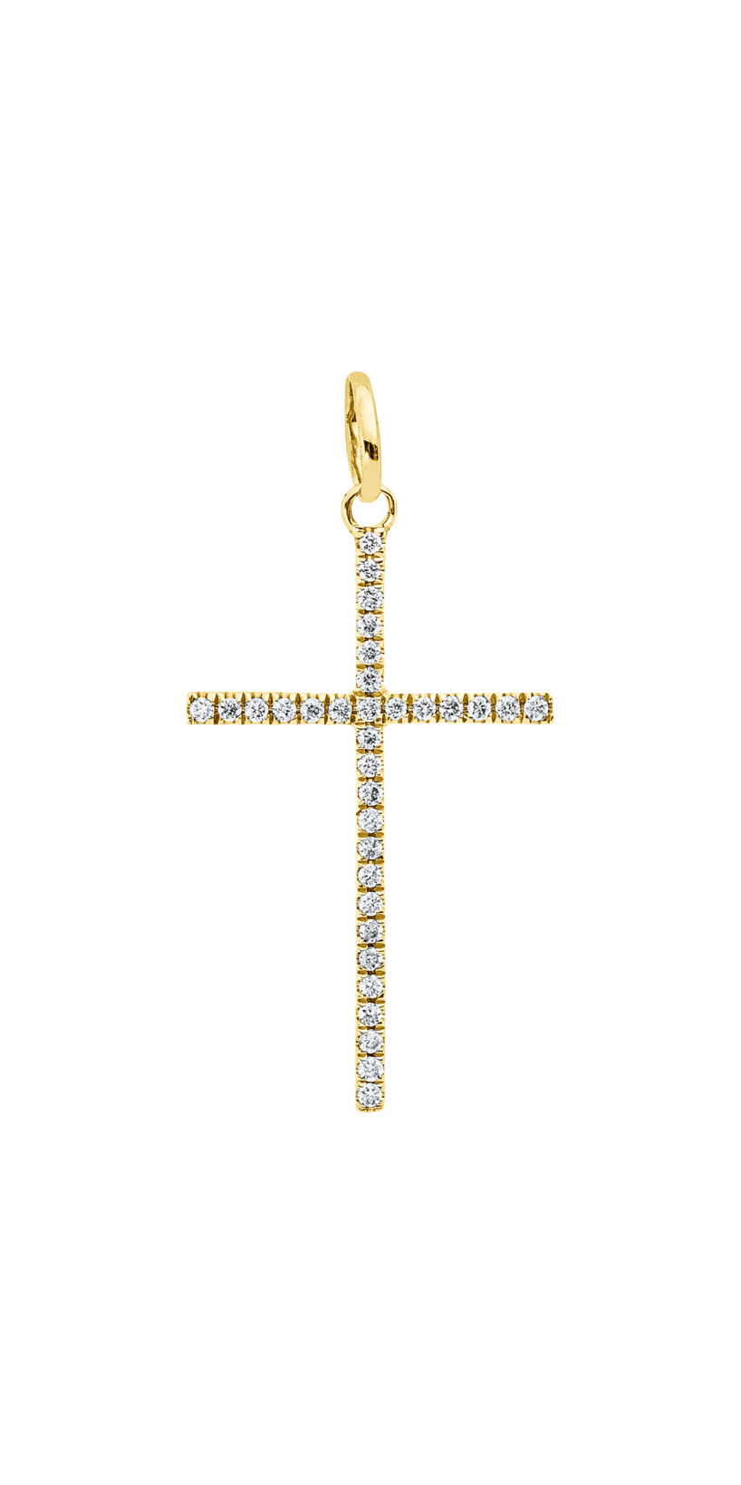 Brogle Classic Kreuzanhänger mit Diamanten