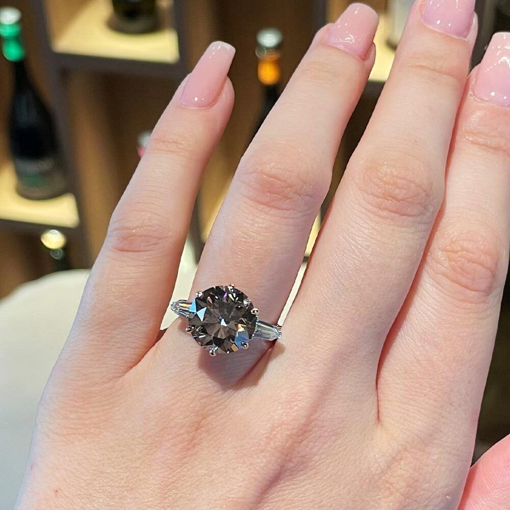 Brogle bicolor solitaire ring Brogle bicolor solitaire ring