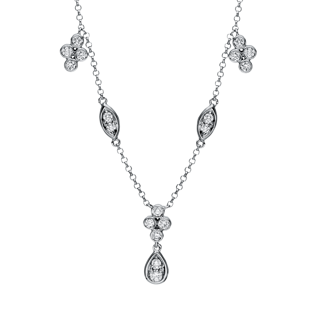 Brogle Classic necklace with diamond pendant Brogle Classic necklace with diamond pendant