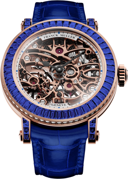 Franck Muller Round Skeleton Baguette 30.5 x 36.5mm