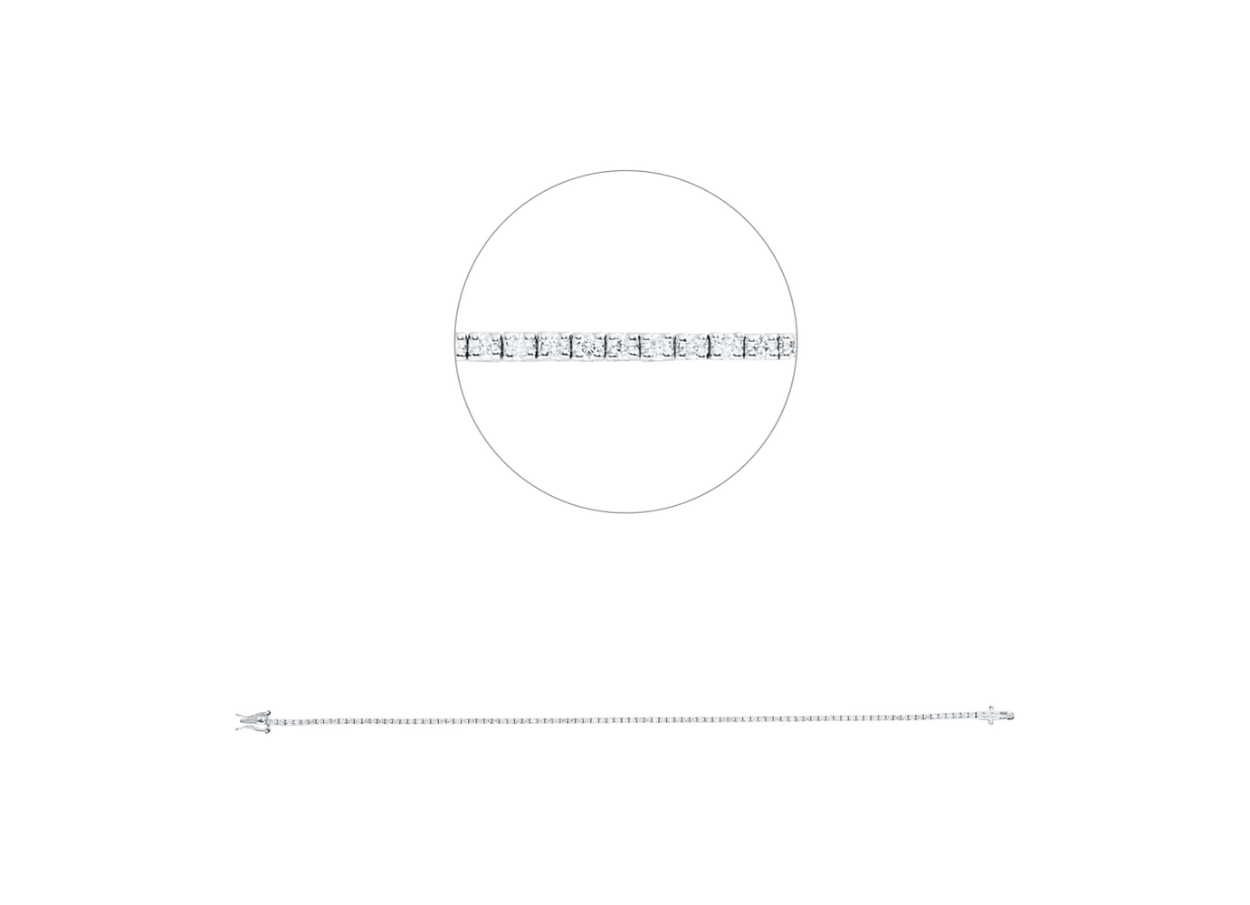 Brogle Classic tennis bracelet