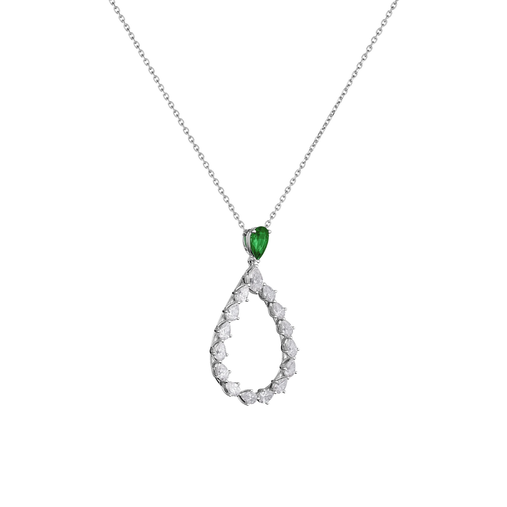 Chopard L'Heure du Diamant Marquise Necklace with Pendant