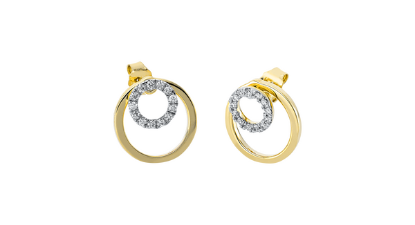 Brogle Classic diamond stud earrings