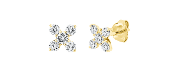 Brogle Classic diamond stud earrings