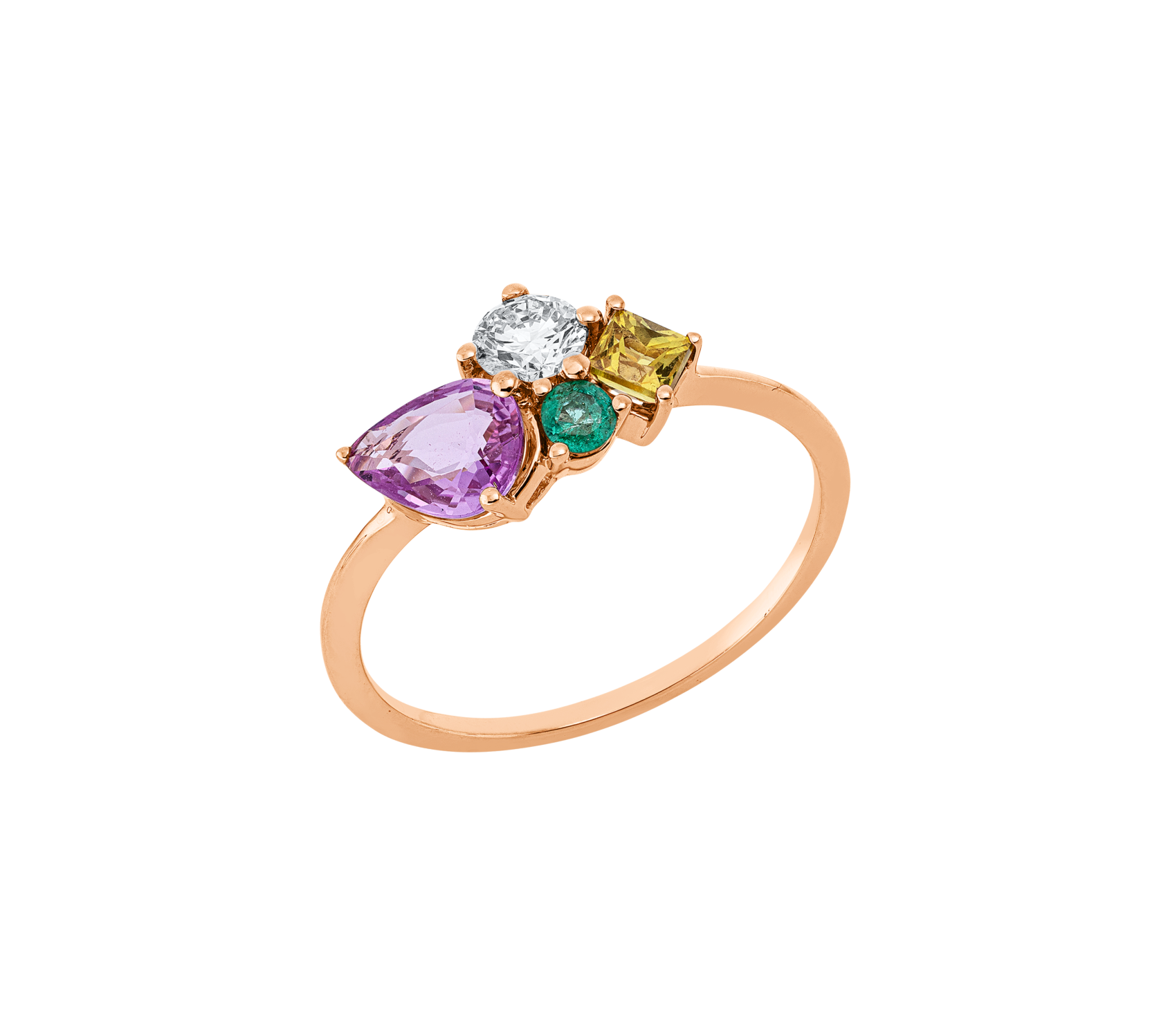 Brogle Classic colored stone ring