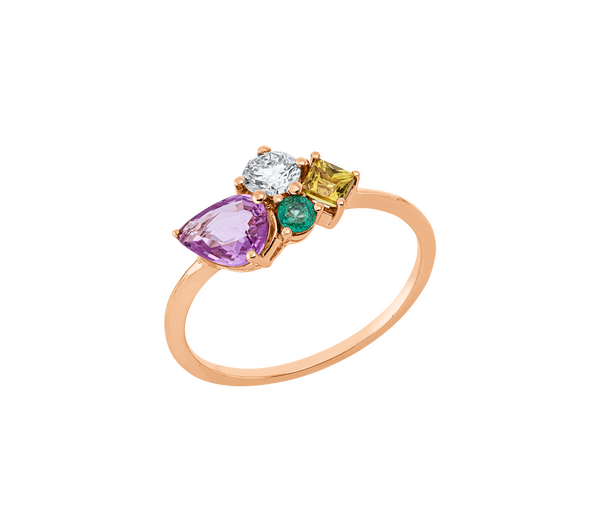 Brogle Classic colored stone ring