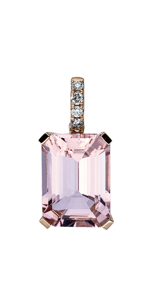 Brogle Classic Morganite pendant Brogle Classic Morganite pendant