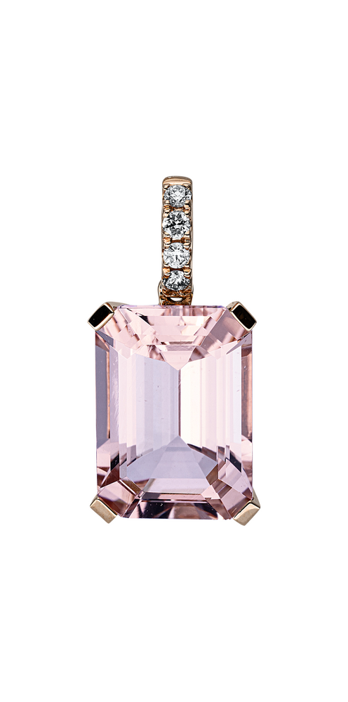 Brogle Classic Morganite pendant Brogle Classic Morganite pendant