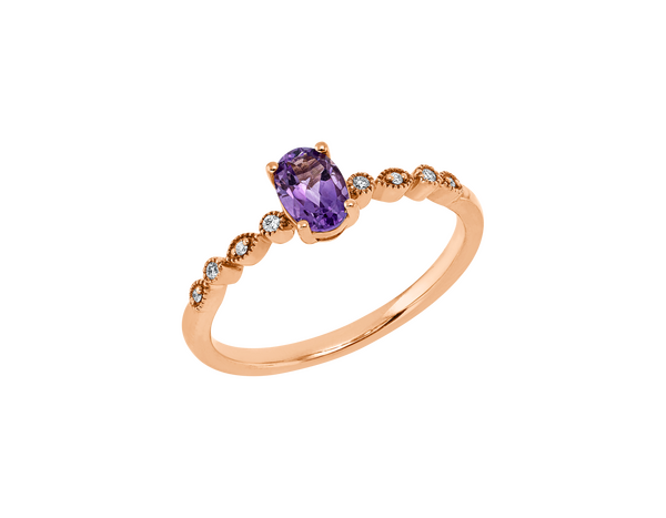 Brogle Classic Amethyst ring Brogle Classic Amethyst ring
