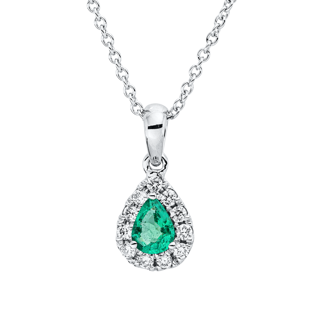 Brogle Classic emerald necklace