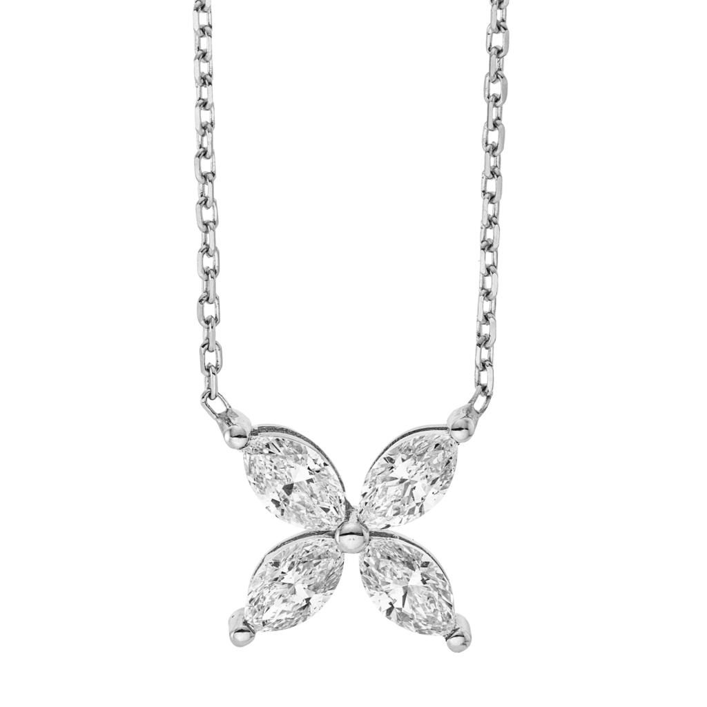 Brogle Selection Casual gold chain with diamond pendant Brogle Selection Casual gold chain with diamond pendant