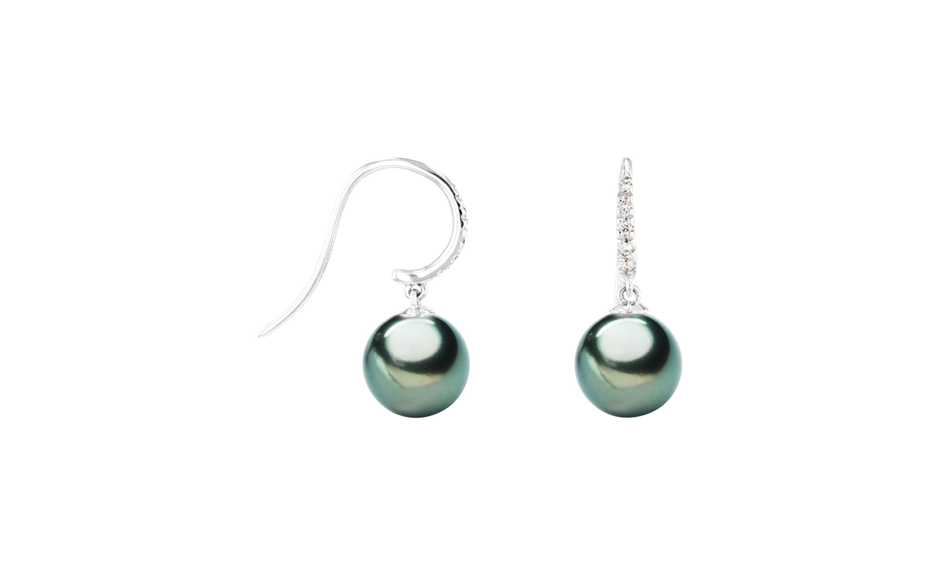 Brogle Classic Tahitian pearl earrings Brogle Classic Tahitian pearl earrings