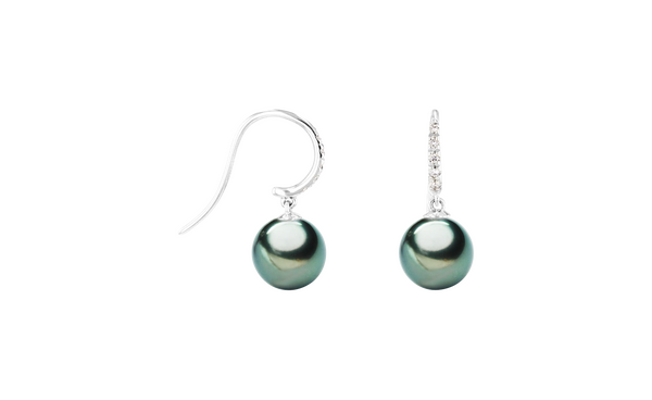 Brogle Classic Tahitian pearl earrings Brogle Classic Tahitian pearl earrings