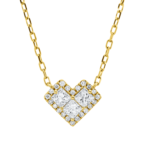 Brogle Classic necklace with diamond pendant Brogle Classic necklace with diamond pendant