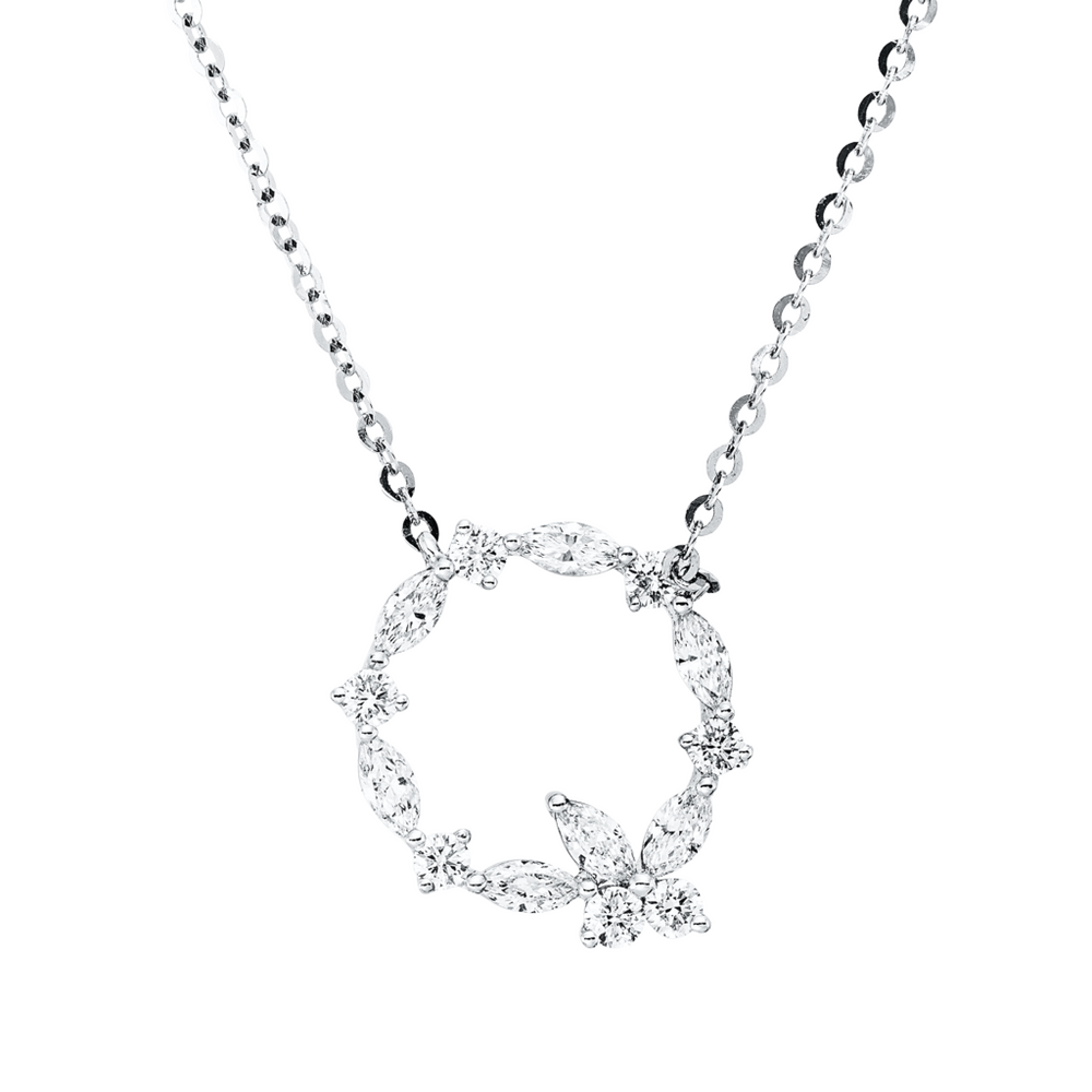 Brogle Classic necklace with diamond pendant Brogle Classic necklace with diamond pendant