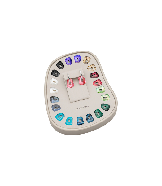 Mattioli Puzzle earring box, small with 11 pairs of puzzles Mattioli Puzzle earring box, small with 11 pairs of puzzles