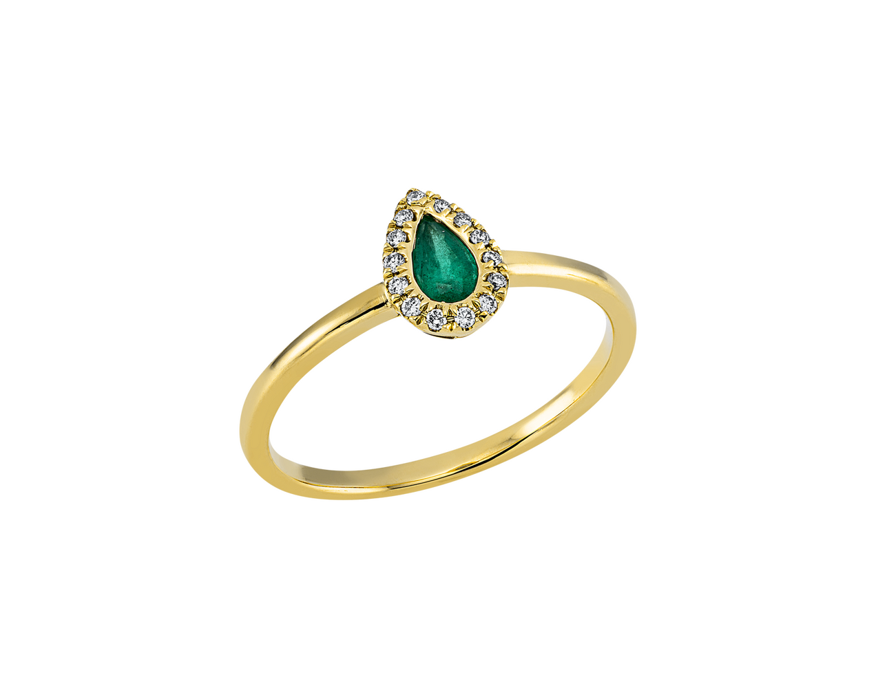 Brogle Classic emerald ring