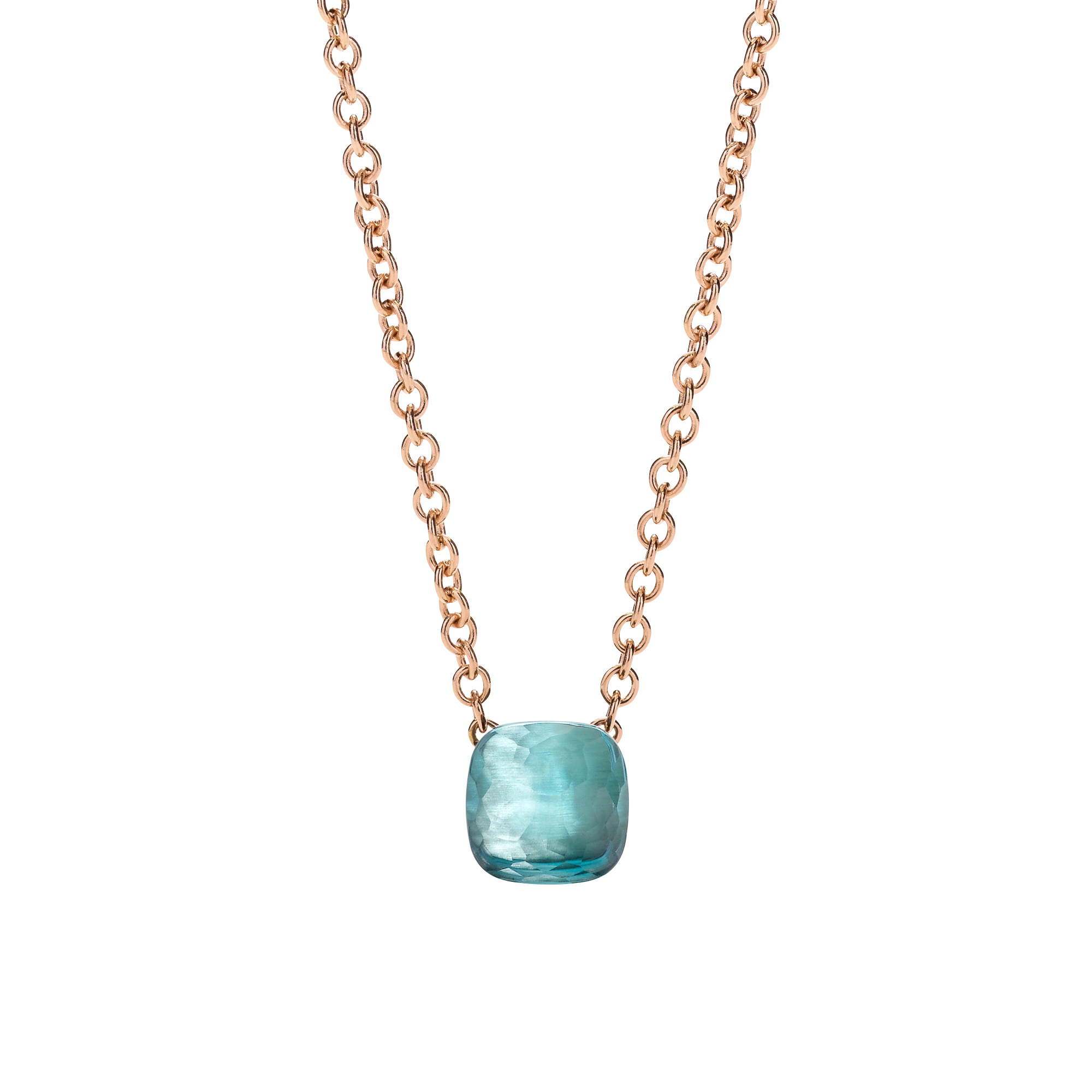 Pomellato Nudo Blue Topaz Necklace with Pendant Pomellato Nudo Blue Topaz Necklace with Pendant