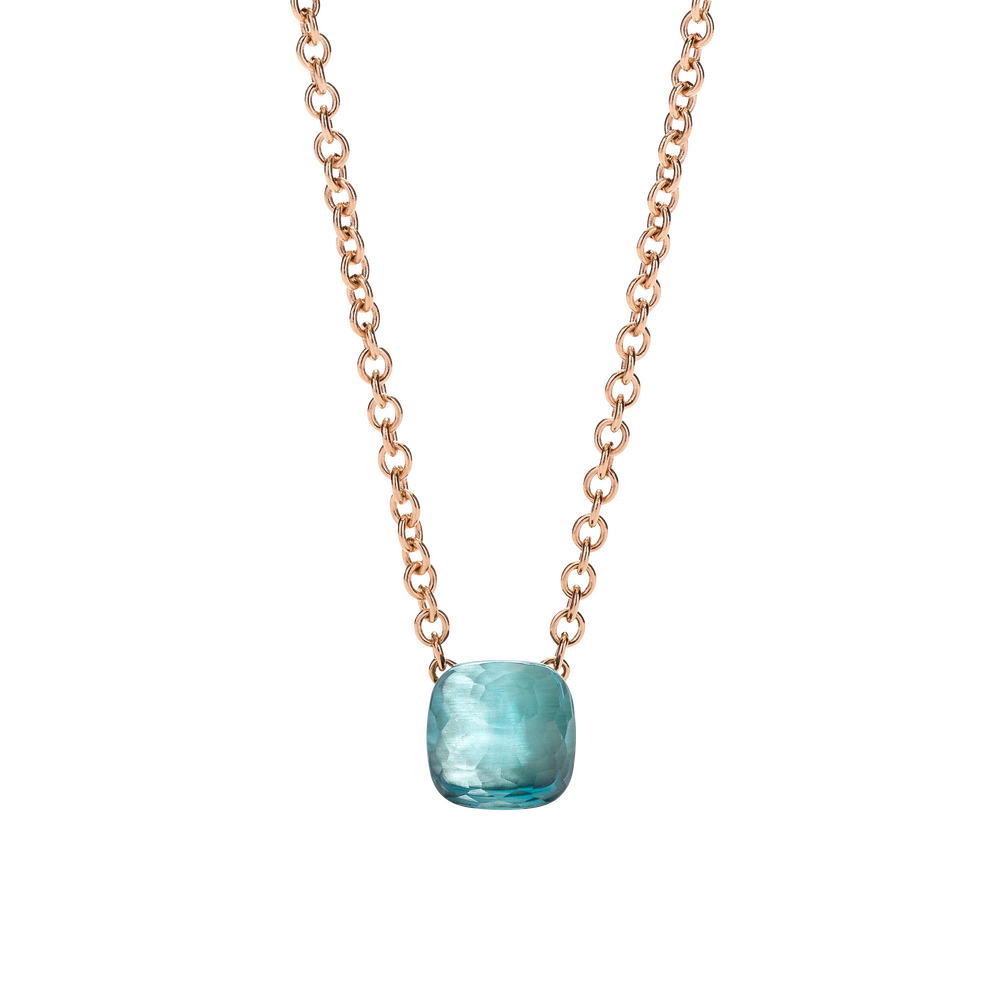 Pomellato Nudo Blue Topaz Necklace with Pendant Pomellato Nudo Blue Topaz Necklace with Pendant