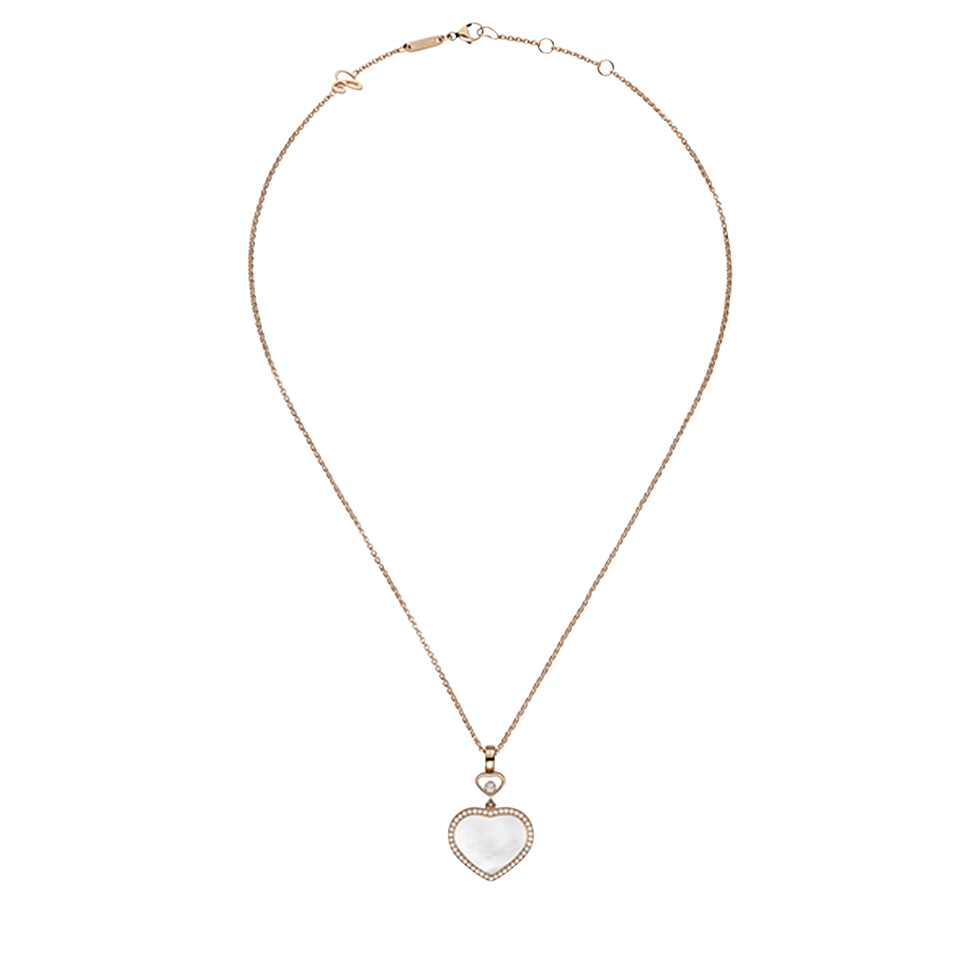 Chopard Happy Hearts Halskette mit Anhänger