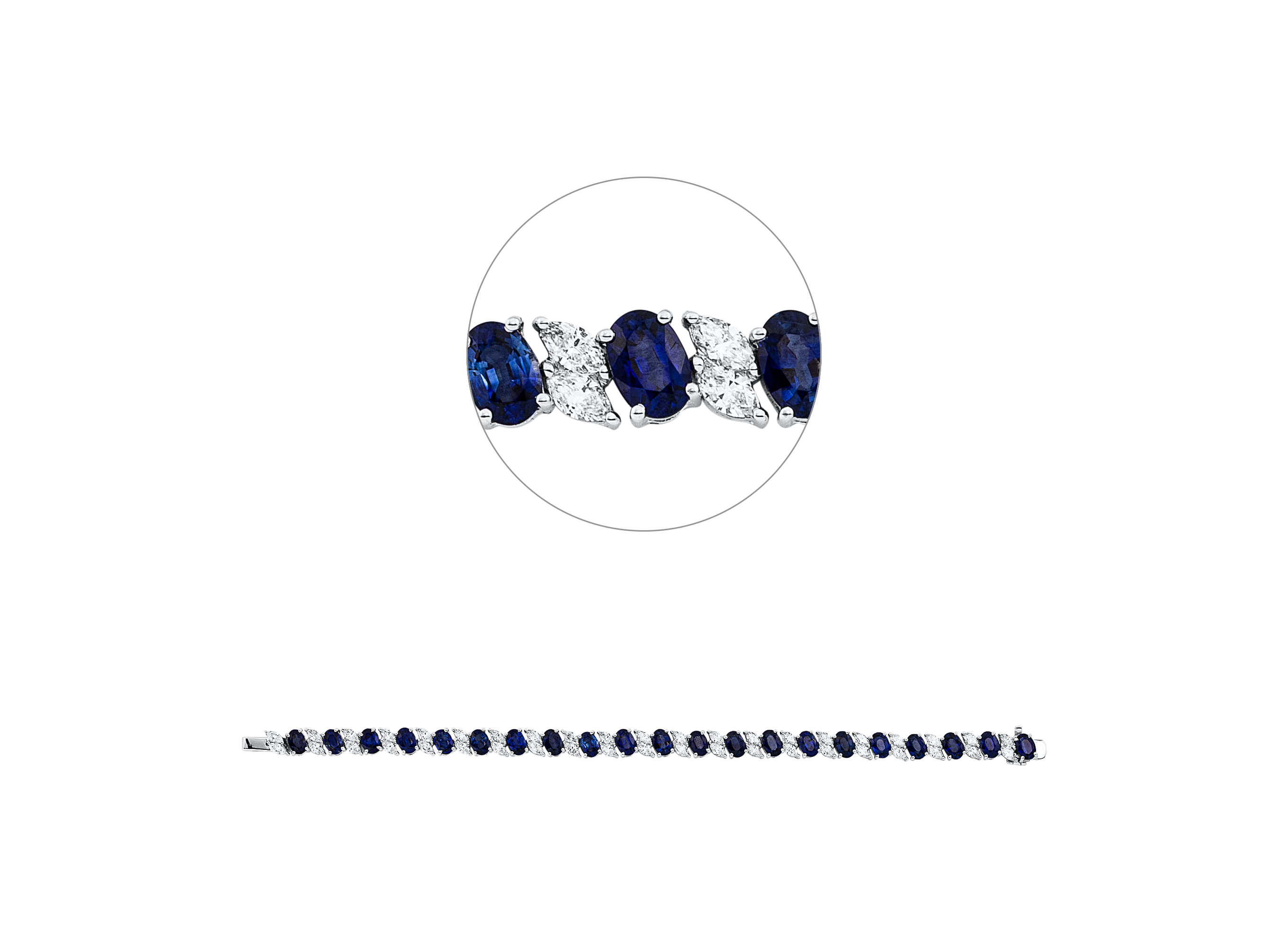 Brogle Selection sapphire bracelet
